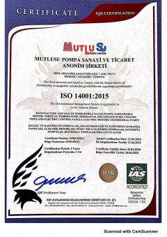 Mutlusu ISO 14001 2015