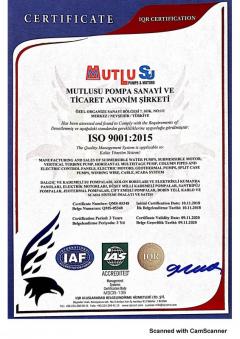 Mutlusu ISO 9001 2015