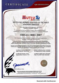 Mutlusu OHSAS 18001 2007